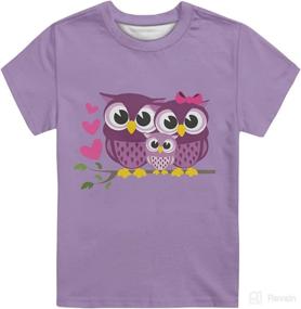 img 4 attached to Xpyiqun Crewneck Lightweight Sweatshirt Undershirt Apparel & Accessories Baby Girls