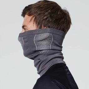 img 1 attached to UPF 50+ Sun, Wind & Dust Protection Face Mask Neck Gaiter - Lightweight Breathable