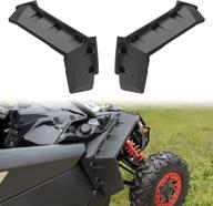 🚘 sautvs can-am x3 wide fender flares kit, xxl front mud flaps guards extension for can am maverick x3 max all models accessories 2017-2022 (2pcs) логотип