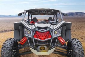 img 3 attached to 🚘 SAUTVS Can-Am X3 Wide Fender Flares Kit, XXL Front Mud Flaps Guards Extension for Can Am Maverick X3 MAX All Models Accessories 2017-2022 (2PCS)