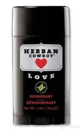 💚 herban cowboy love deodorant - free from phthalates logo