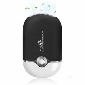 img 4 attached to Rechargeable Handheld Mini Eyelash Fan Lash Dryer With Built-In Sponge For Eyelash Extension Application