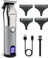 pritech rechargeable hair trimmer kit for men: cordless, finishing, body, beard, pubic, and bikini trimming – type-c electric clippers logo