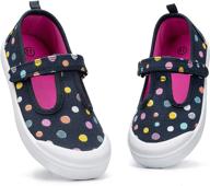 👧 adorable komforme toddler canvas ballet sneakers for girls - stylish flats логотип