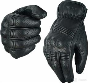 img 4 attached to JAUNTY Motorcycle Protective Perforated Breathable Motorcycle & Powersports ~ Protective Gear