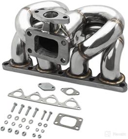 img 4 attached to 🔥 TM-D-S-RH Turbo Manifold by DNA Motoring: High-Quality Stainless Steel Construction