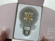 img 1 attached to Bulbrite Solana A19 WiFi Connected Edison Filament LED Smart Light Bulb, Clear - Single Pack review by Jim Velasco