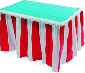 img 3 attached to 🎉 Optimized SEO: Fun Express Striped Tablecloth - Inches