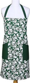 img 4 attached to Cotton Damask Kitchen Apron With Pockets For Men And Women - Quality Grilling, Cooking, Restaurant Apron By Yourtablecloth