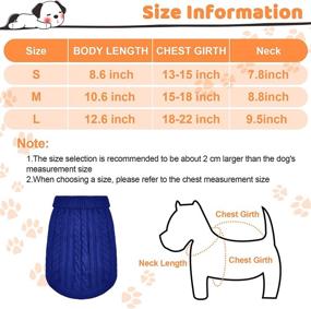 img 3 attached to 🐶 4 Pieces Small Dog Sweaters Knitted Winter Dog Clothes Warm Pet Dog Sweatshirt Winter Apparel for Small to Medium Dogs (M)