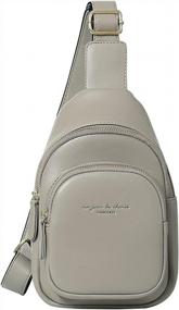 img 4 attached to Stylish And Convenient Women'S Sling Backpack And Crossbody Cell Phone Purse From Aeeque