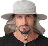 jormatt sun hat with neck flap cover for fishing and safari, unisex cap with upf 50+ neck protection logo