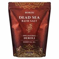 large 5-pound bag of bokek organic neroli bath salt scented with certified organic essential oil and dead sea salt for effective relaxation and detoxification логотип