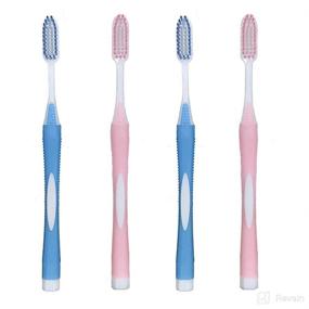 img 4 attached to 🦷 Wholesale Individually-Packaged Classic Toothbrush - Standard Oral Care