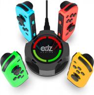 efficient charging for your joy cons: adz 4-in-1 dock with led indicators logo