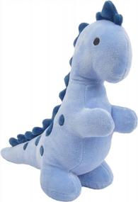 img 3 attached to Adorable Linzy Plush 10.5" Titan Baby Dino In Blue - Perfect For Snuggles!