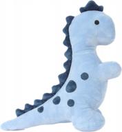 adorable linzy plush 10.5" titan baby dino in blue - perfect for snuggles! logo