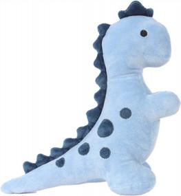img 4 attached to Adorable Linzy Plush 10.5" Titan Baby Dino In Blue - Perfect For Snuggles!
