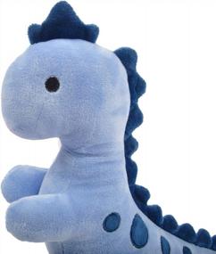 img 2 attached to Adorable Linzy Plush 10.5" Titan Baby Dino In Blue - Perfect For Snuggles!
