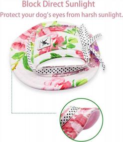 img 3 attached to Stylish Sun Protection For Small Dogs: YAODHAOD Princess Cap With Breathable Mesh And Adjustable Chin Strap