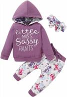 newborn baby boy girl long sleeve deer romper pullover hooded tops pants 2pcs sweatshirt outfits set - seo optimized логотип