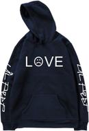 tisea printed fashion sweatshirt pullover boys' clothing : fashion hoodies & sweatshirts logo