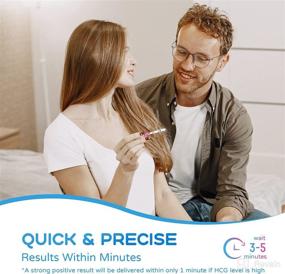 img 2 attached to Pregnancy Test Strips Kit: 25-Count Individually Wrapped, Highly Accurate Home Detection, Fertility Test with Urine Cup. 99%+ Accuracy Result. 5mm HCG Test Strip with Wider, Sturdier Design.