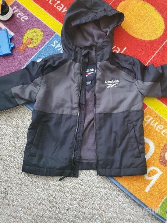 img 1 attached to 🧥 Black Reebok Weight Jacket for Boys 10-12 - Clothing, Jackets & Coats review by Marcus Curry