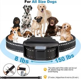 img 1 attached to PETFAT Shock Collar for Dogs - Remote Training, Waterproof, Rechargeable - Suitable for Large, Small, and Medium Breeds - H-Black