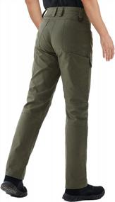 img 3 attached to Men'S Ripstop Cargo Pants Relaxed Fit Tactical Waterproof Hiking Multi Pocket Outdoor Pant