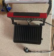 img 2 attached to Sandwich maker Kitfort KT-1609 Panini Maker, red review by Felicja Zajc ᠌