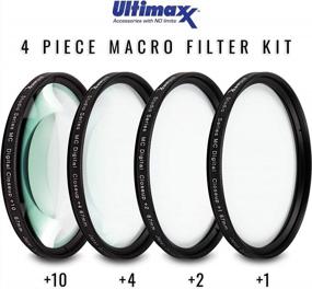 img 2 attached to Полный комплект фильтров объектива 52 мм с фильтрами UV, CPL, FLD, градуированными цветами и макрофильтрами для съемки крупным планом