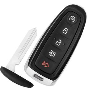 img 4 attached to Enhanced Key Fob Replacement for Ford Explorer Edge Taurus Flex Expedition Focus Maverick Lincoln MKX MKS MKT Navigator - Self-Programming Smart Remote Keyless Entry - FCC ID: M3N5WY8609/M3N5WY8610