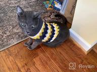 img 1 attached to 🐱 Evursua Winter Knit Cat Clothes Sweater for Small Dogs and Cats - Warm, Soft, High Stretch - Fits Male and Female Pets review by Steven Chiumento