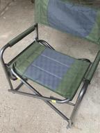 img 1 attached to Experience Comfort And Convenience With 2-Pack KingCamp Heavy Duty Camping Directors Chair - Portable, Foldable, With Side Table And Pockets - Holds Up To 400Lbs! review by Michael Heidelberg