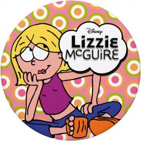 img 2 attached to Телефон и планшет Disney Channel Lizzie McGuire PopSockets PopGrip: сменная сменная рукоятка для расширенного использования