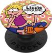 disney channel lizzie mcguire phone & tablet popsockets popgrip: interchangeable swappable grip for enhanced use logo