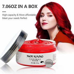 img 3 attached to 7.06 Oz Natural Red Hair Styling Wax For Instant Temporary Color, Ideal For Parties, Cosplay, Halloween And Christmas