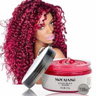 7.06 oz natural red hair styling wax for instant temporary color, ideal for parties, cosplay, halloween and christmas логотип