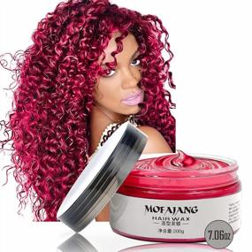 img 4 attached to 7.06 Oz Natural Red Hair Styling Wax For Instant Temporary Color, Ideal For Parties, Cosplay, Halloween And Christmas