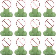 onest 12 pcs prank valve stem cover – mustard green universal car wheel tire caps for cars, suvs, trucks, bikes логотип