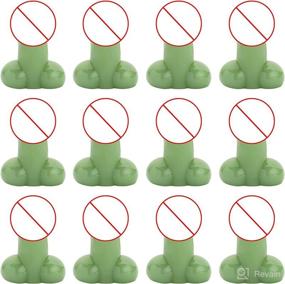 img 4 attached to ONEST 12 PCS Prank Valve Stem Cover – Mustard Green Universal Car Wheel Tire Caps for Cars, SUVs, Trucks, Bikes