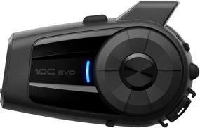 img 4 attached to 🎧 Sena 10C EVO: Enhanced HD Speakers Bluetooth Camera & Communication System for Motorcyclists