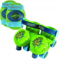 синие и оранжевые роликовые коньки для детей с наколенниками, playwheels paw patrol, размер 6-12. логотип