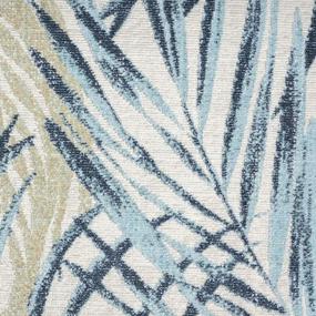 img 2 attached to Bring The Coastline Indoors With Tommy Bahama Malibu Palm Springs Rug In Ivory/Aqua Blue
