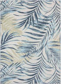 img 3 attached to Bring The Coastline Indoors With Tommy Bahama Malibu Palm Springs Rug In Ivory/Aqua Blue
