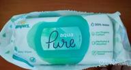 img 1 attached to Pampers Aqua Pure Wipes: Four-Pack for Gentle and Effective Baby Care review by Anastazja Adziarejka ᠌