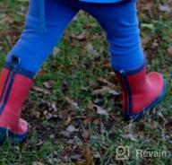 img 1 attached to 👦 Hatley Kids Classic Rain Boots: Top-Notch Boys' Shoes for All-Day Protection review by David Ocampo