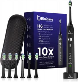 img 4 attached to Binicare Electric Toothbrush for Adults