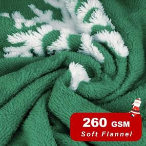 img 1 attached to Get Cozy With DANGTOP'S Soft Sherpa Fleece Blanket For Christmas Holidays And Beyond! (Red, 59X79 Inch)